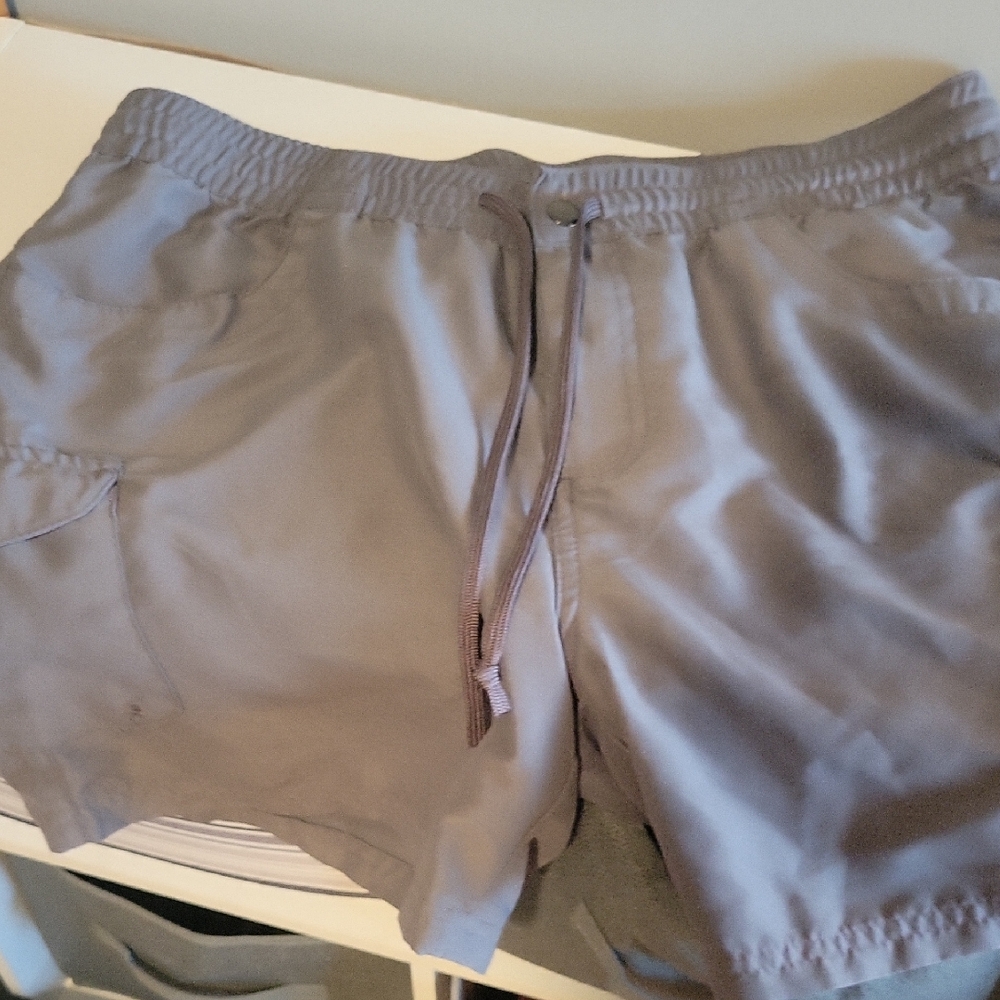 Gray Casual Shorts